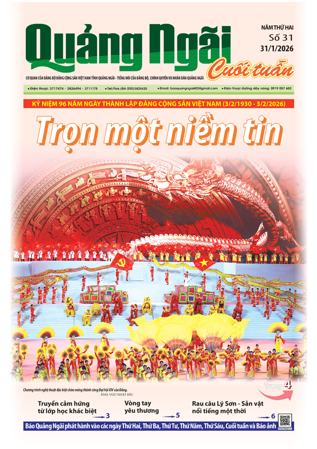 Số báo Cuối tuần 31, ra ngày 31/1/2026