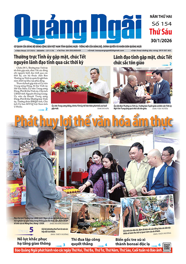 Số báo 154, ra ngày 30/1/2026