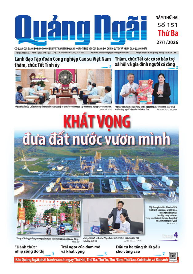 Số b&aacute;o 151, ra ng&agrave;y 27/1/2026