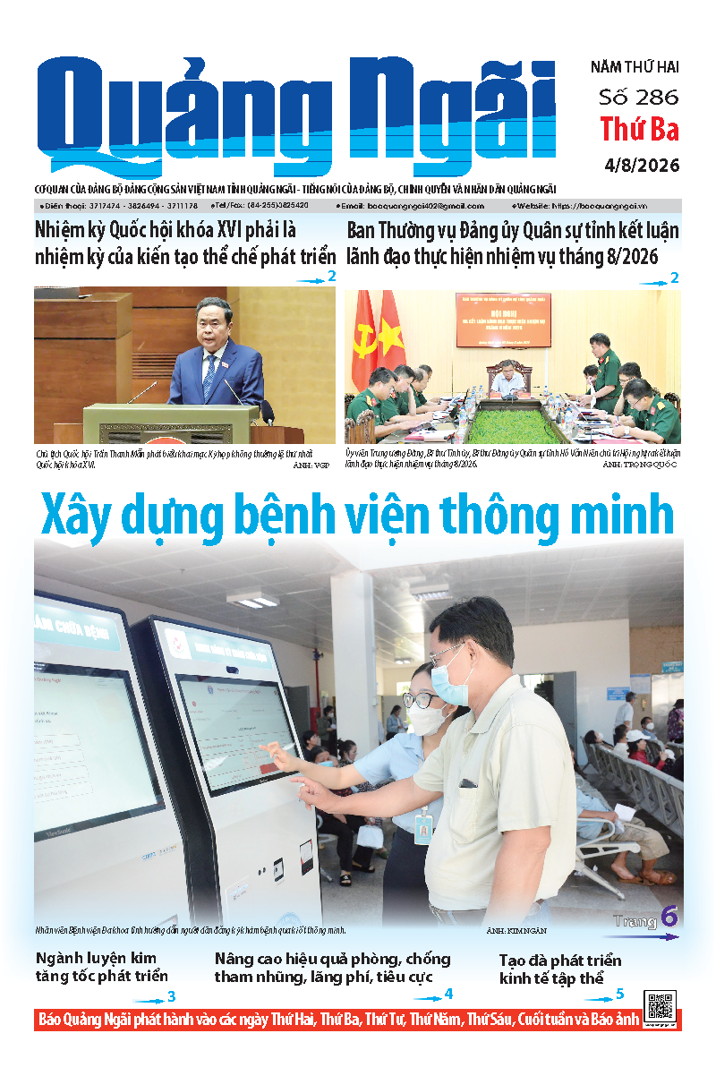 Số b&aacute;o 286 ng&agrave;y 4/8/2026