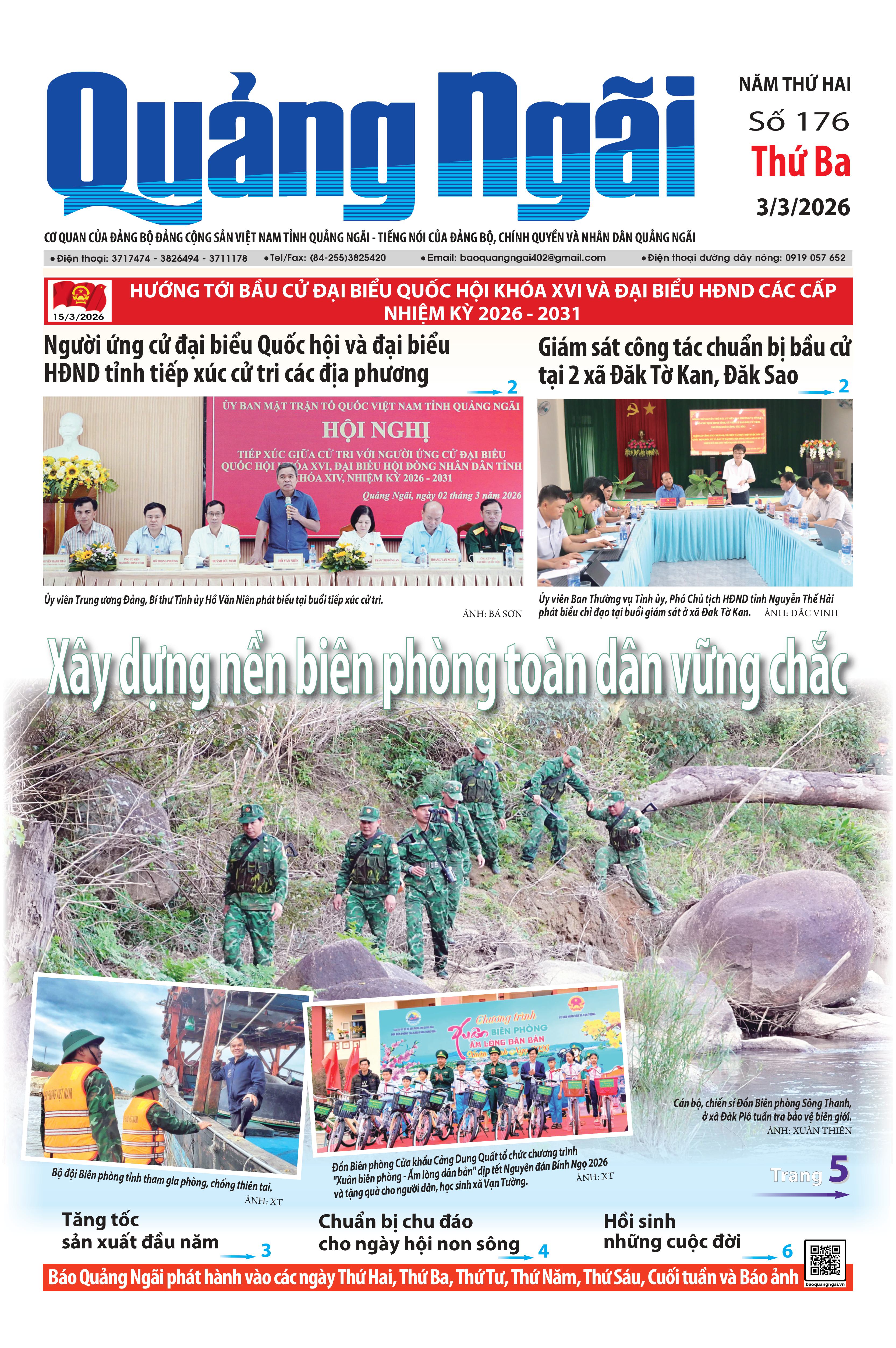 Số b&aacute;o 176, ra ng&agrave;y 3/3/2026