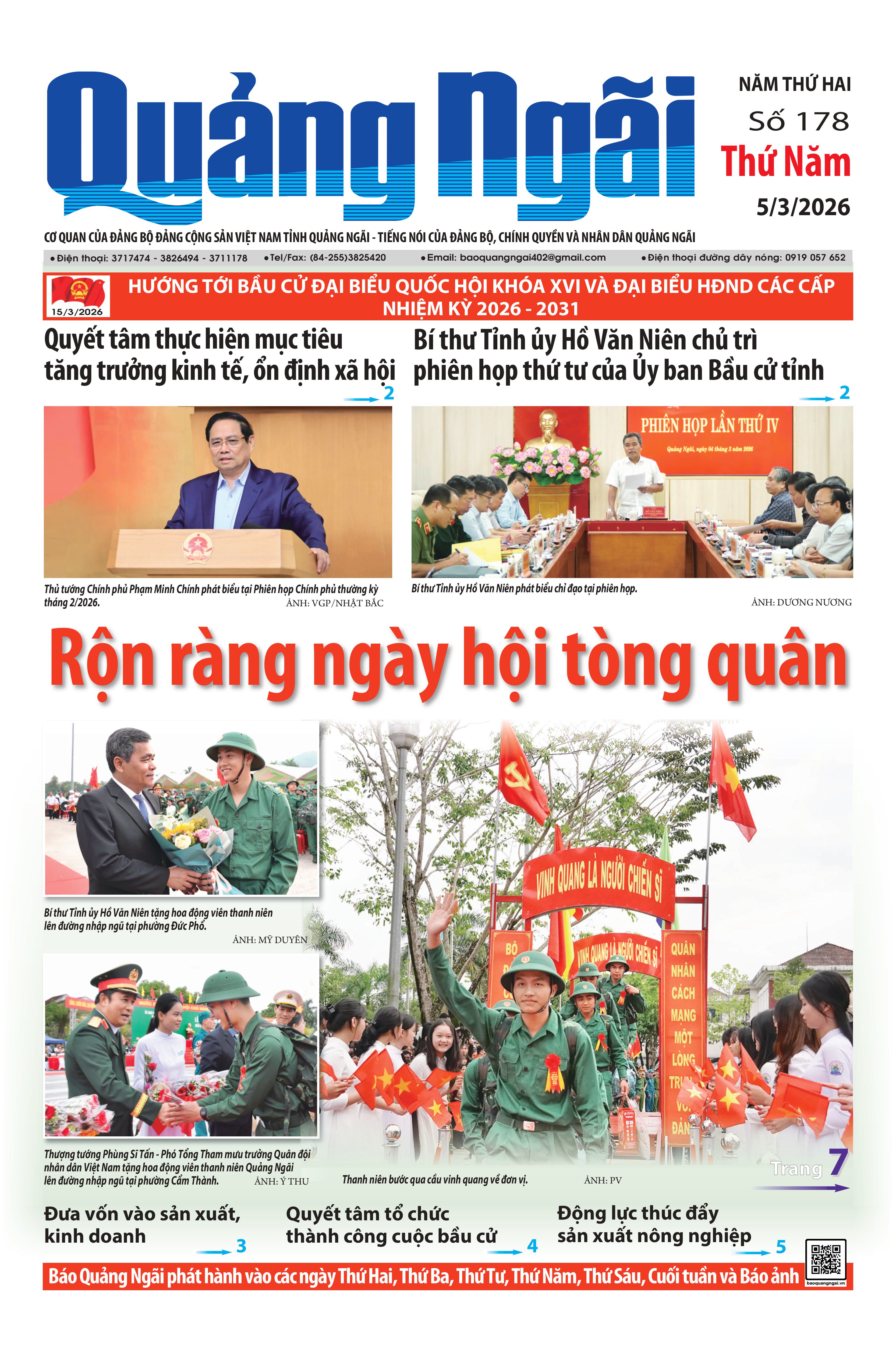 Số b&aacute;o 178, ra ng&agrave;y 5/3/2026