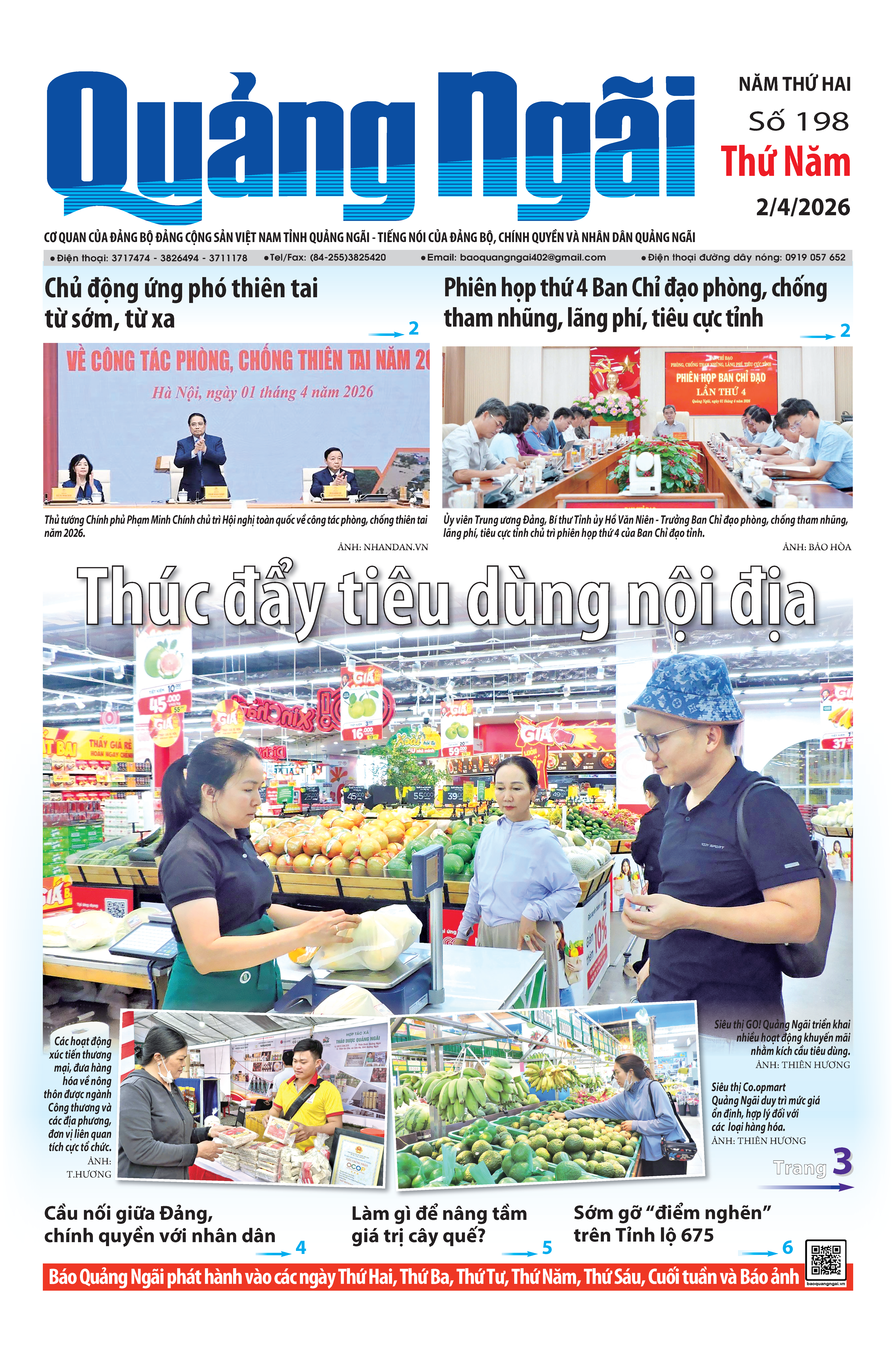 Số b&aacute;o 198 ng&agrave;y 2/4 