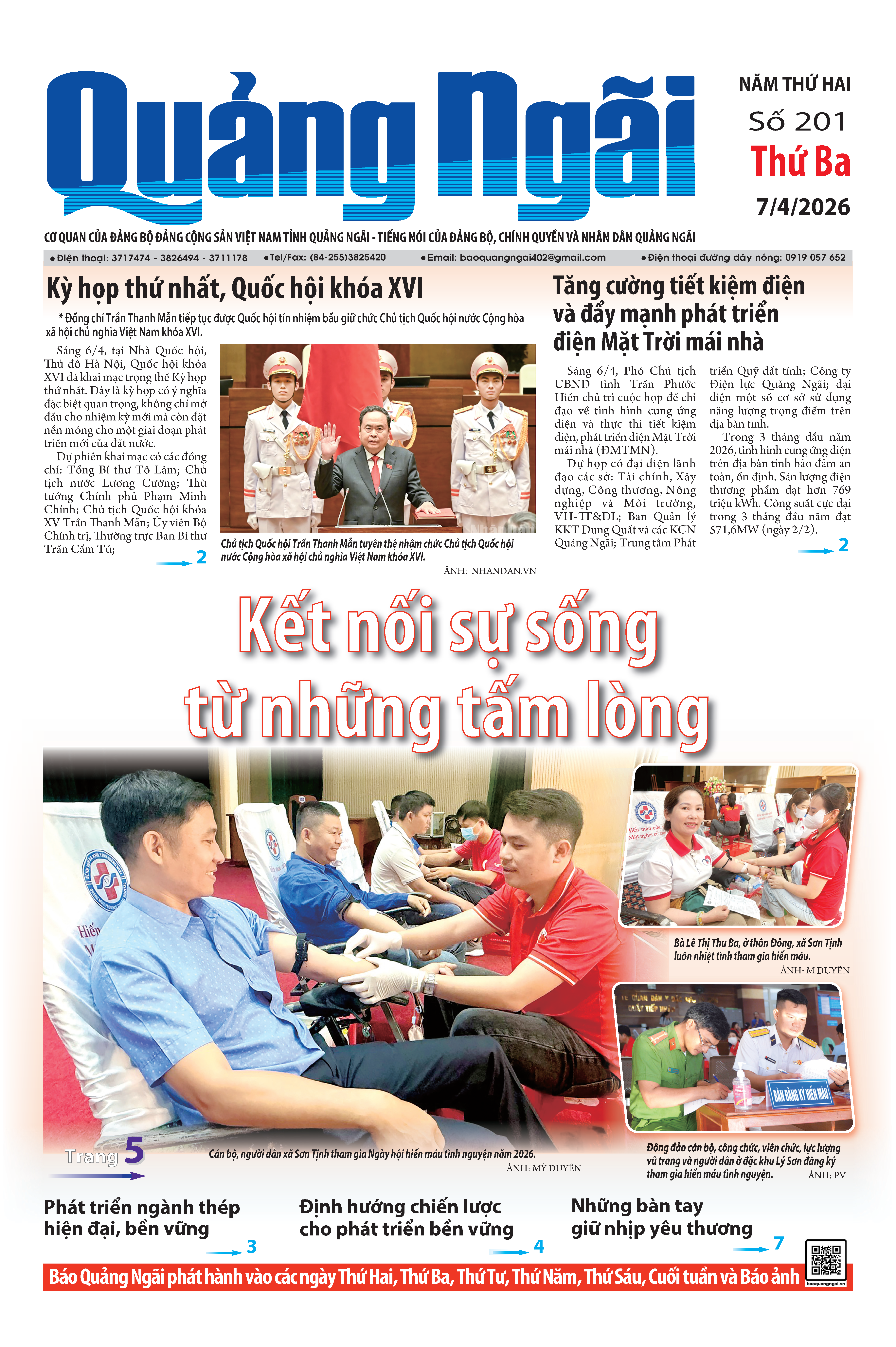 Số b&aacute;o 201 ng&agrave;y 7/4