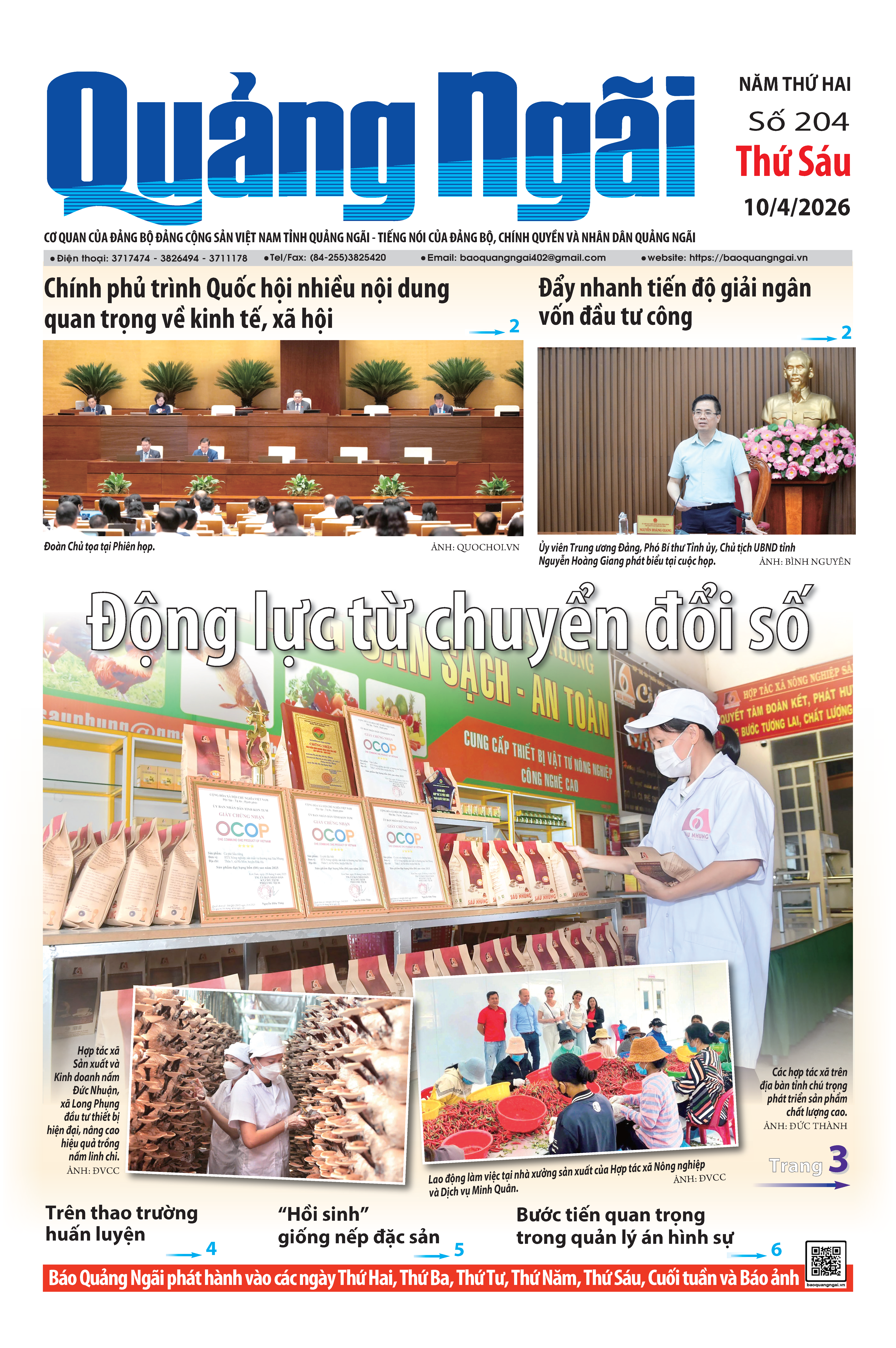 Số b&aacute;o 204 ng&agrave;y 10/4