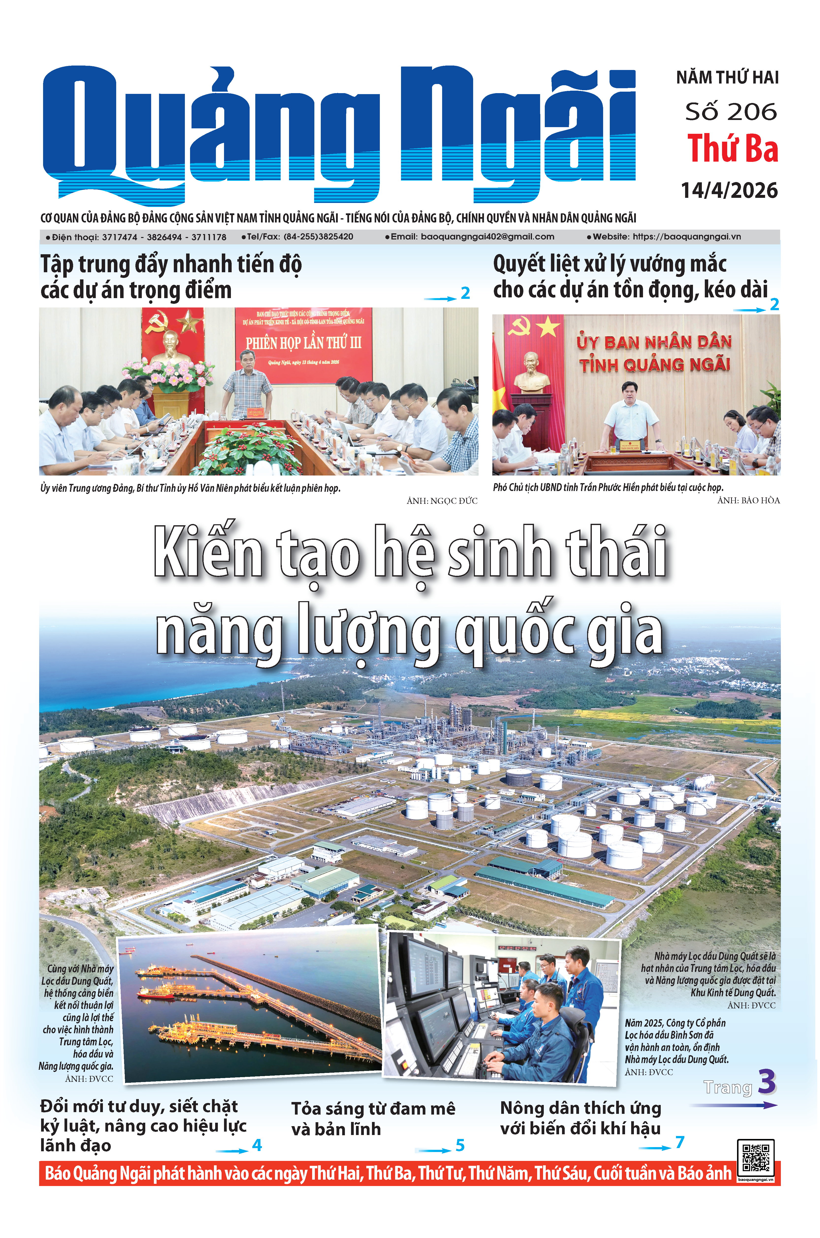 Số b&aacute;o 206 ng&agrave;y 14/4