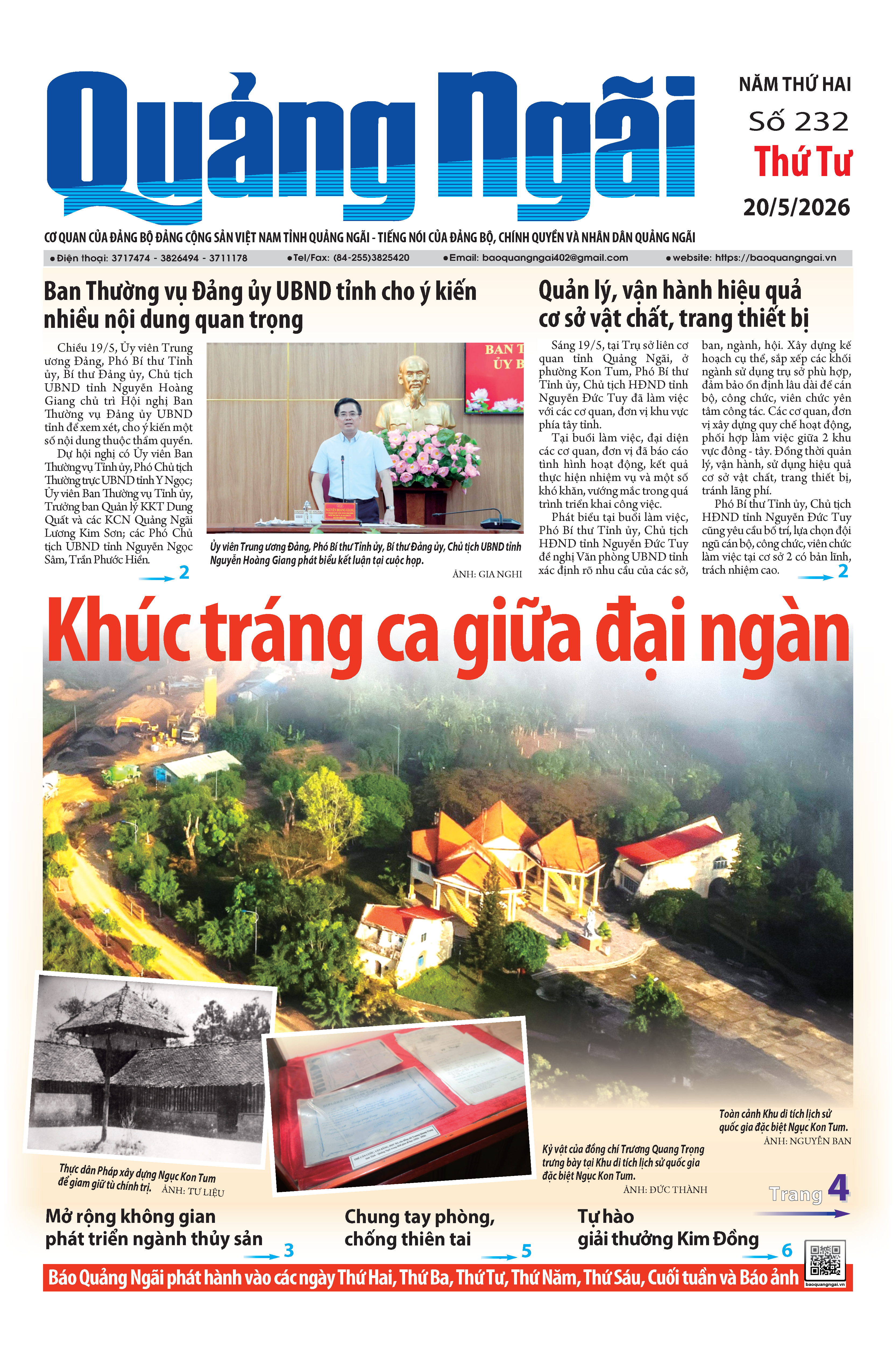 Số b&aacute;o 232 ng&agrave;y 20/5/2026 