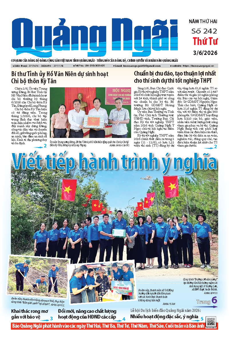 Số b&aacute;o 242 ng&agrave;y 3/6/2026
