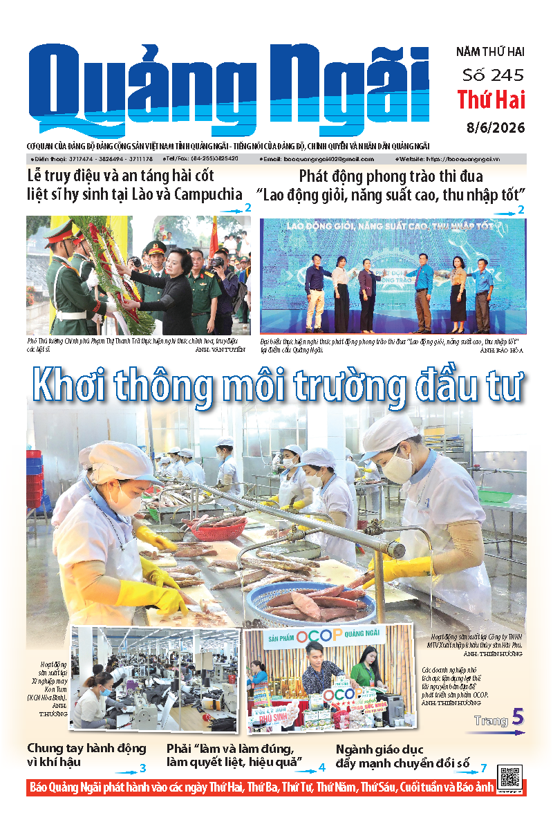 Số b&aacute;o 245 ng&agrave;y 8/6/2026
