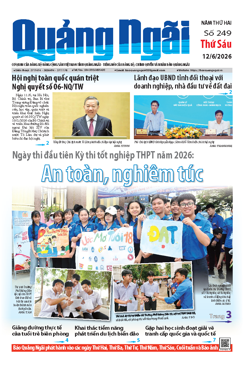 Số b&aacute;o 249 ng&agrave;y 12/6/2026