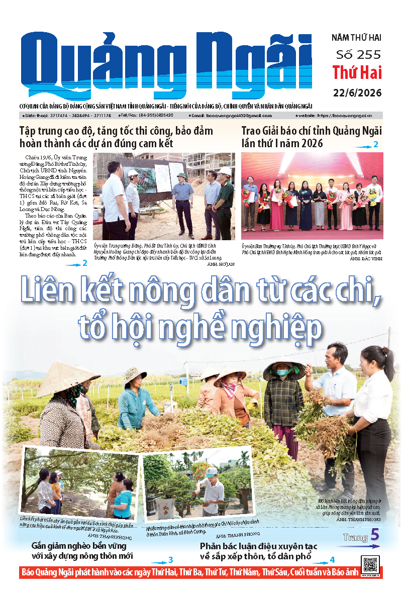Số b&aacute;o 255 ng&agrave;y 22/6/2026