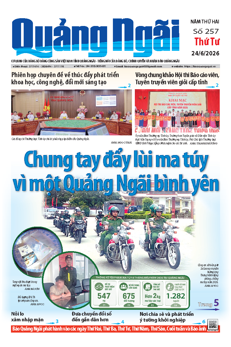 Số b&aacute;o 257 ng&agrave;y 24/6/2026