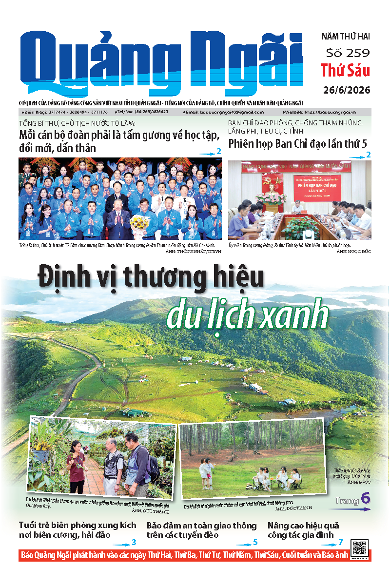 Số b&aacute;o 259 ng&agrave;y 26/6/2026