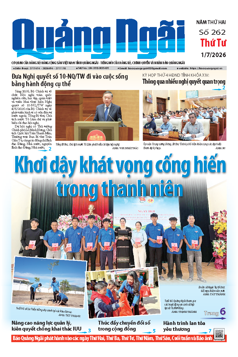 Số b&aacute;o 262 ng&agrave;y 1/7/2026