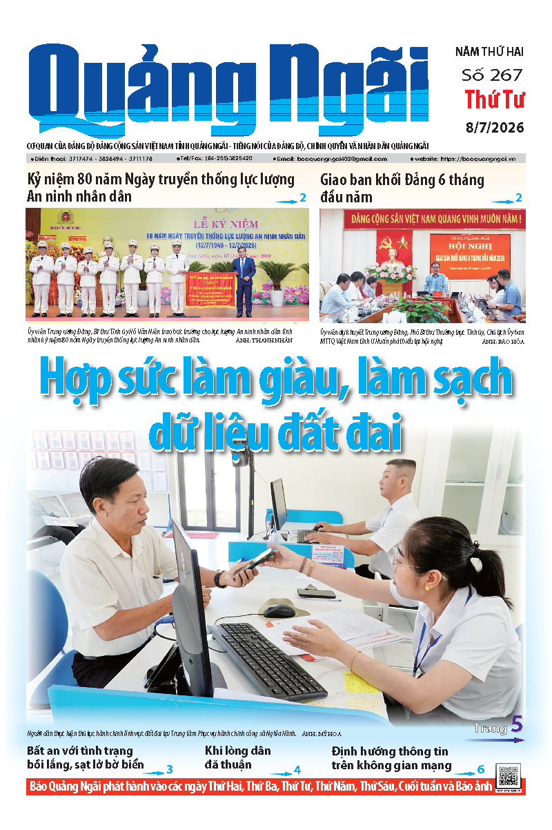 Số b&aacute;o 267 ng&agrave;y 8/7/2026