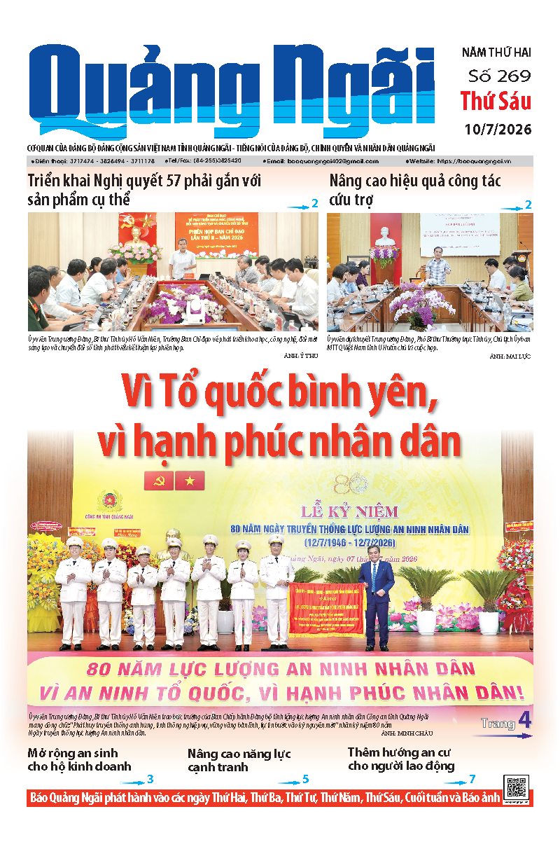 Số b&aacute;o 269 ng&agrave;y 10/7/2026