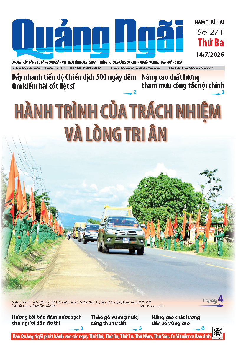 Số b&aacute;o 271 ng&agrave;y 14/7/2026