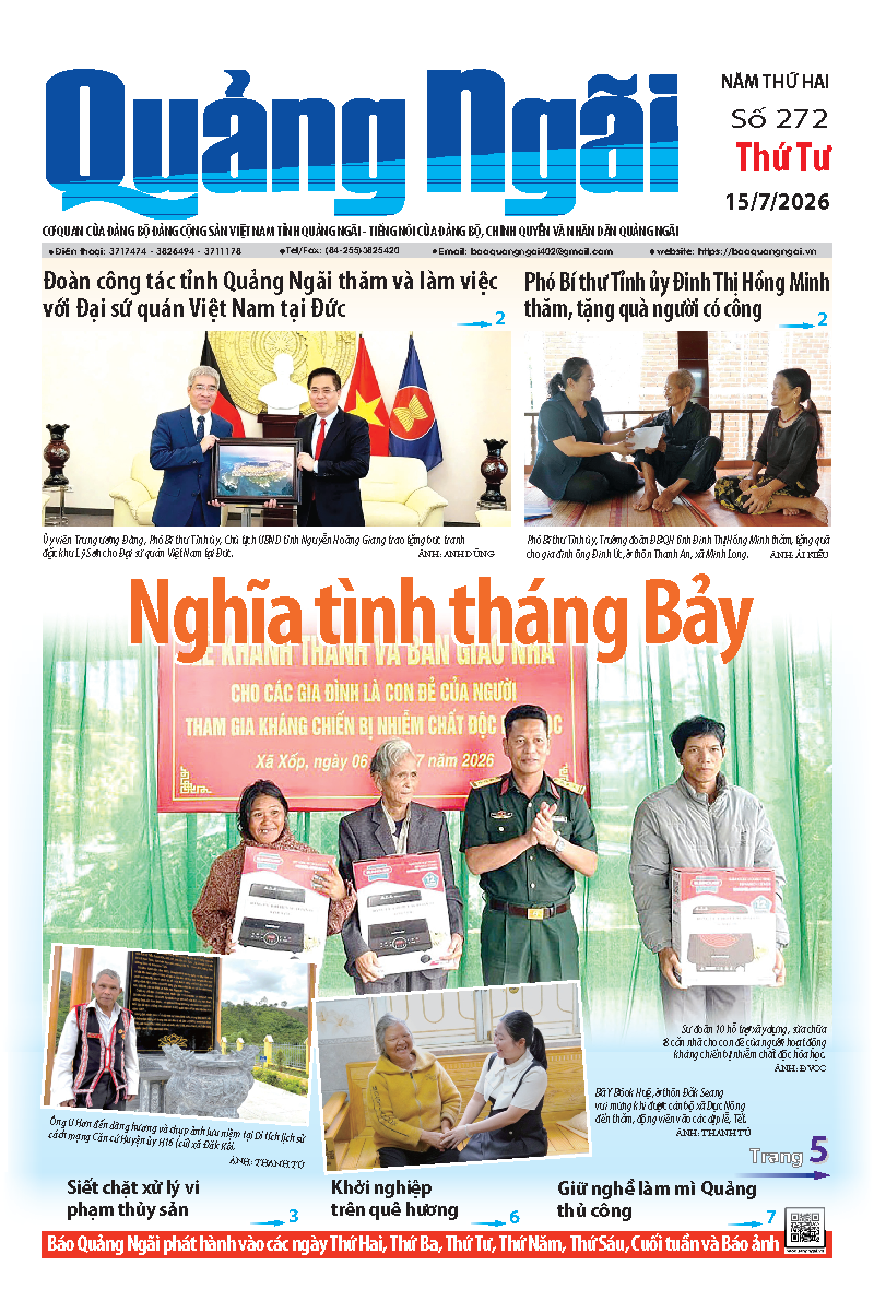 Số b&aacute;o 272 ng&agrave;y 15/7/2026