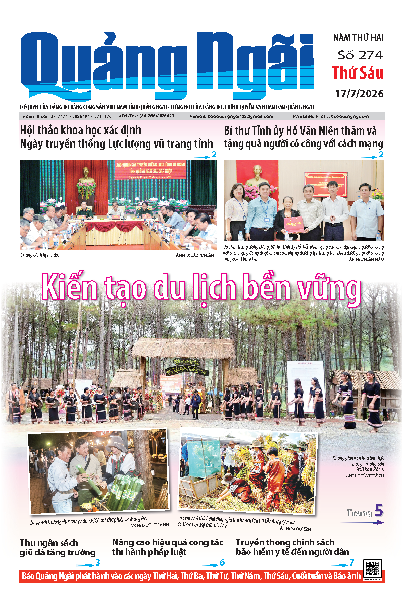 Số b&aacute;o 274 ng&agrave;y 17/7/2026
