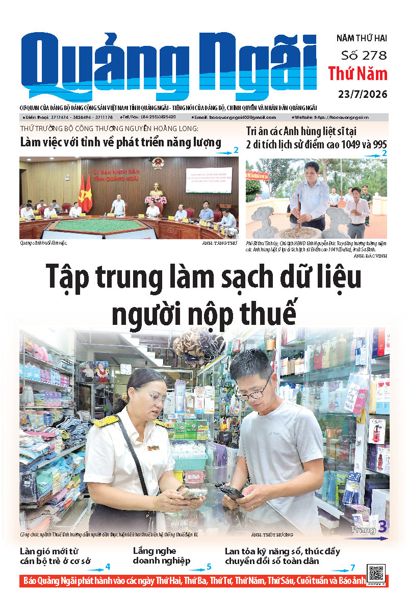 Số b&aacute;o 278 ng&agrave;y 23/7/2026