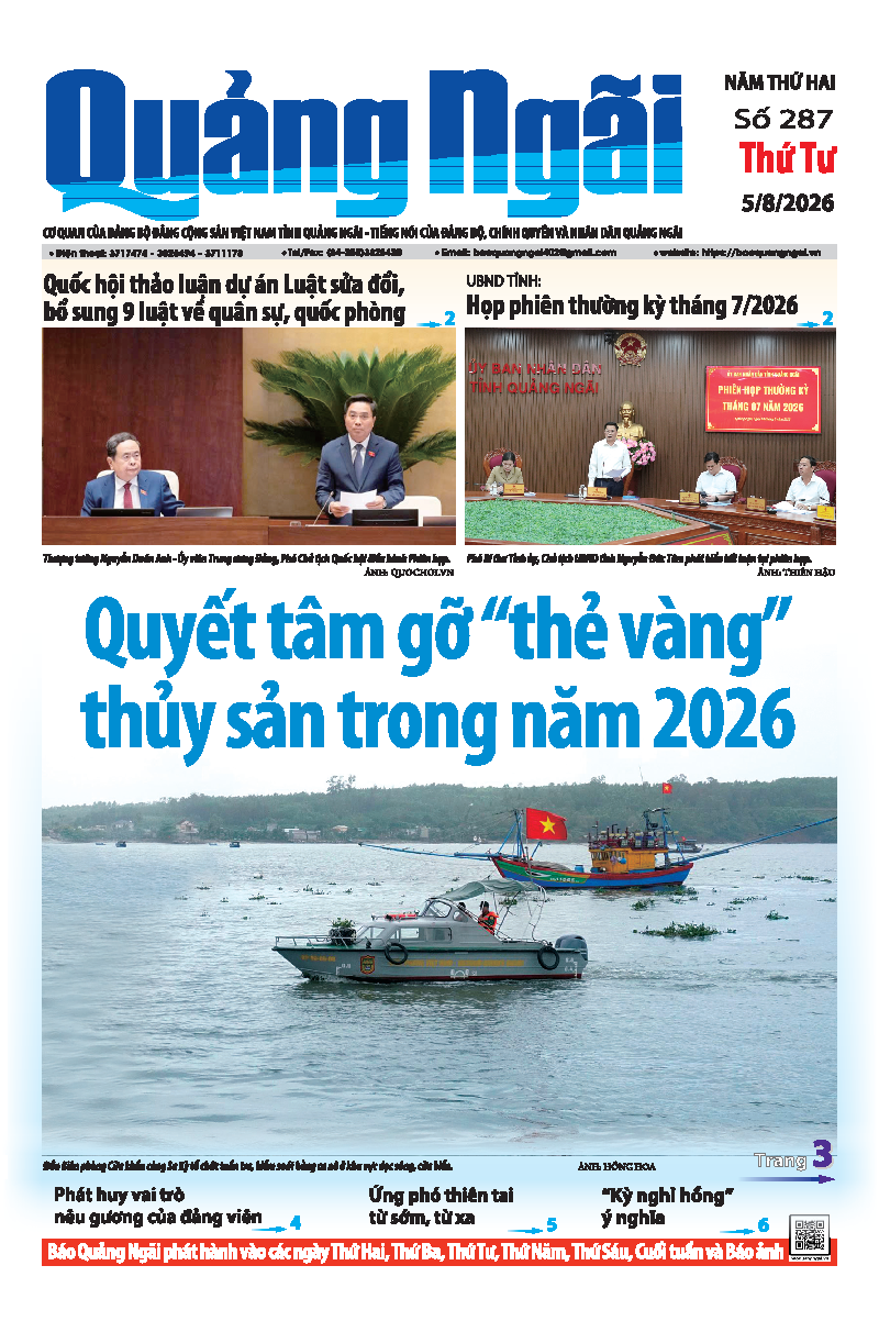 Số b&aacute;o 287 ng&agrave;y 5/8/2026