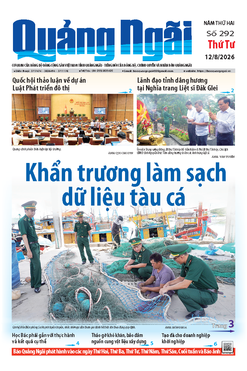 Số b&aacute;o 292 ng&agrave;y 12/8/2026