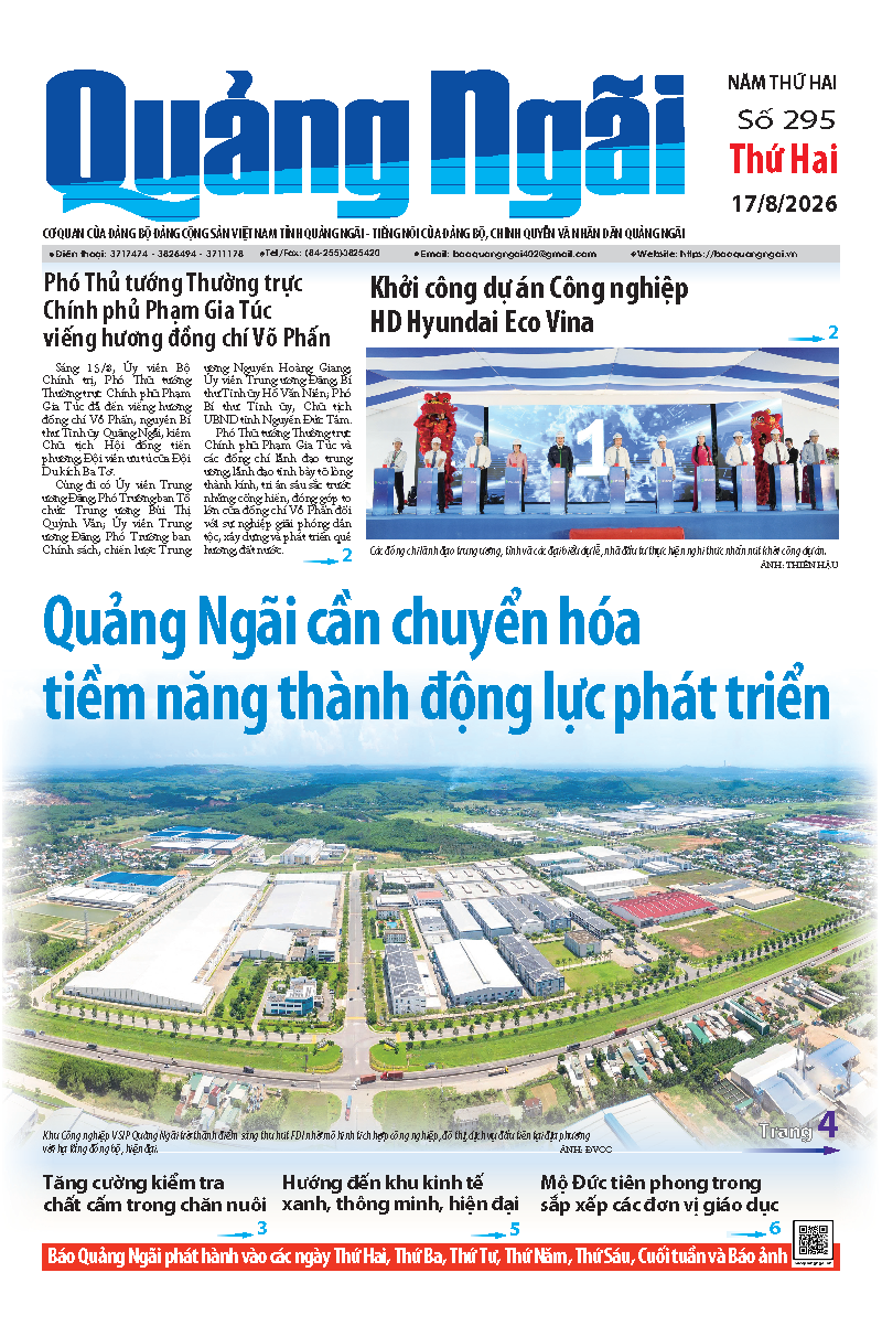 Số b&aacute;o 295 ng&agrave;y 17/8/2026