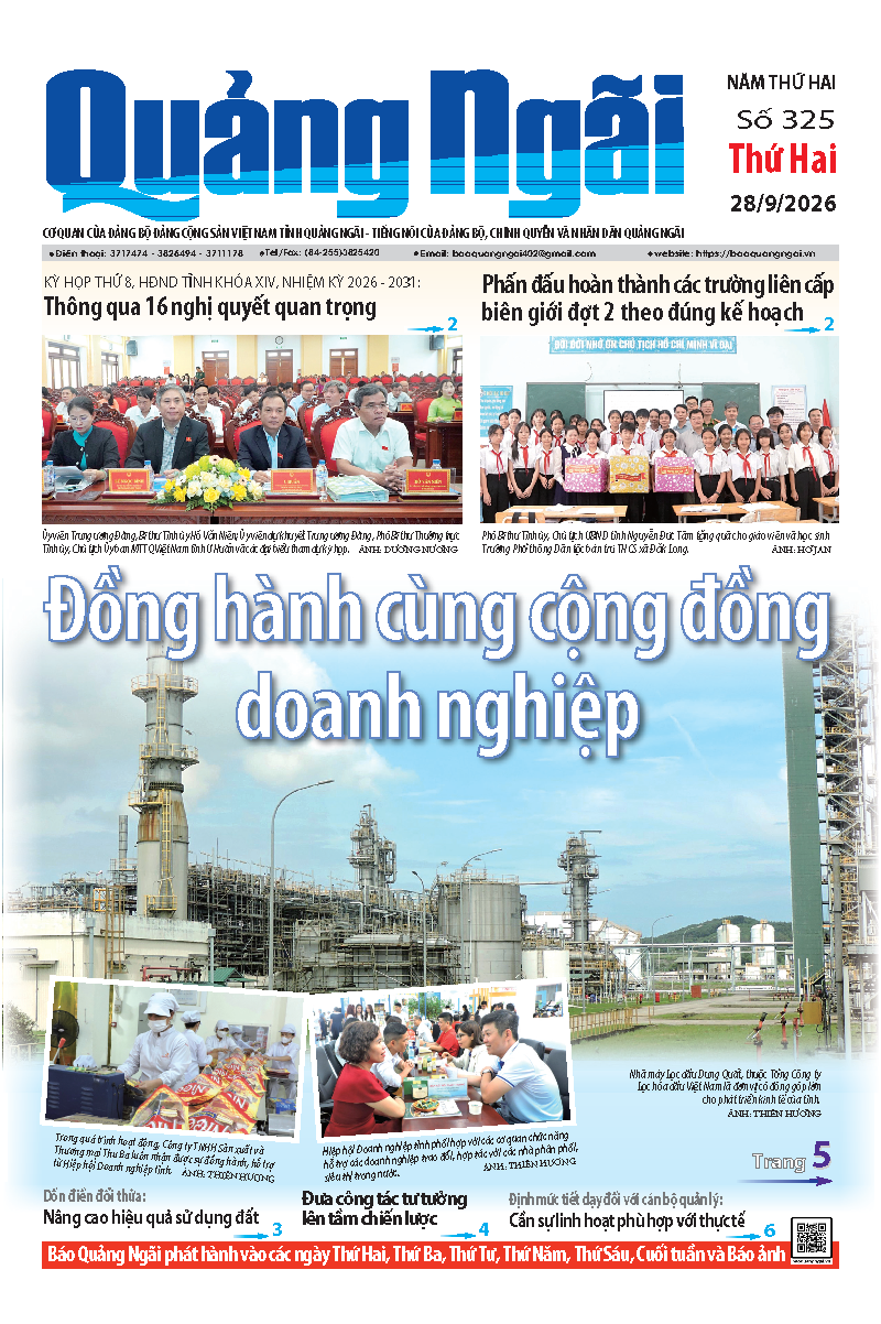 Số b&aacute;o 325 ng&agrave;y 28/9/2026
