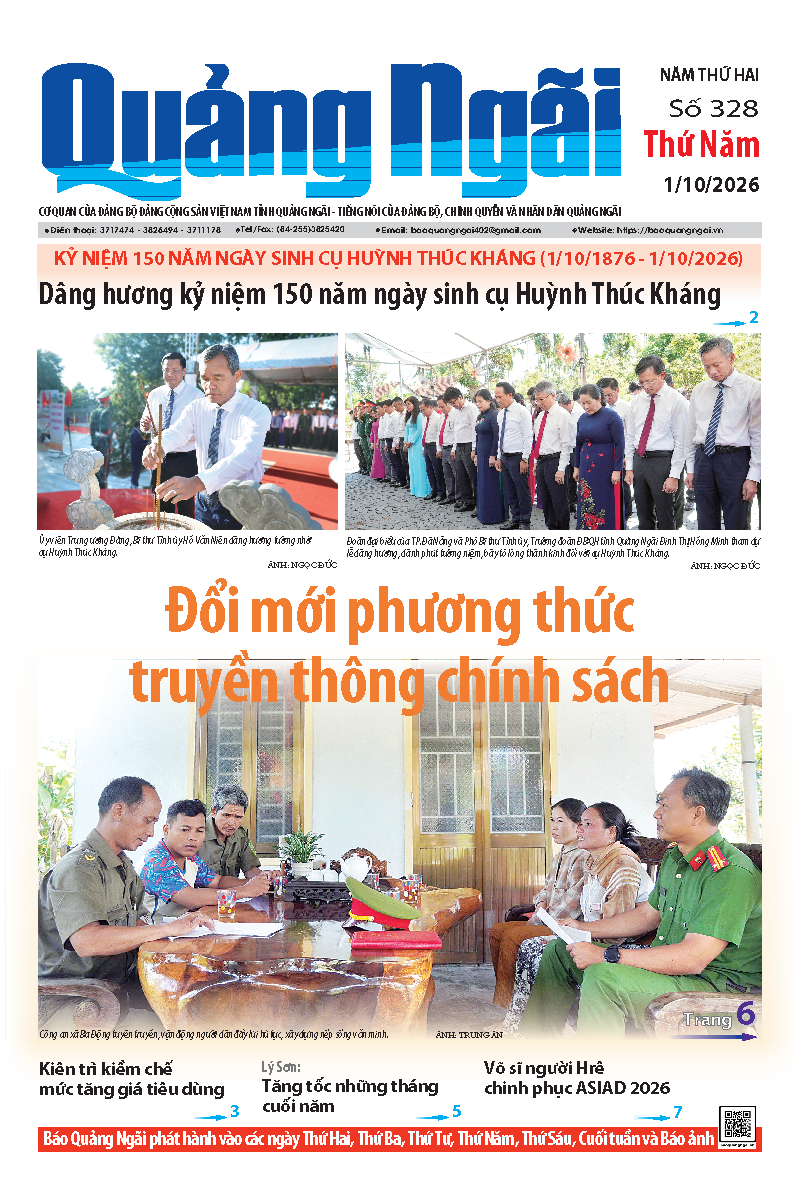 Số báo 328 ngày 1/10/2026