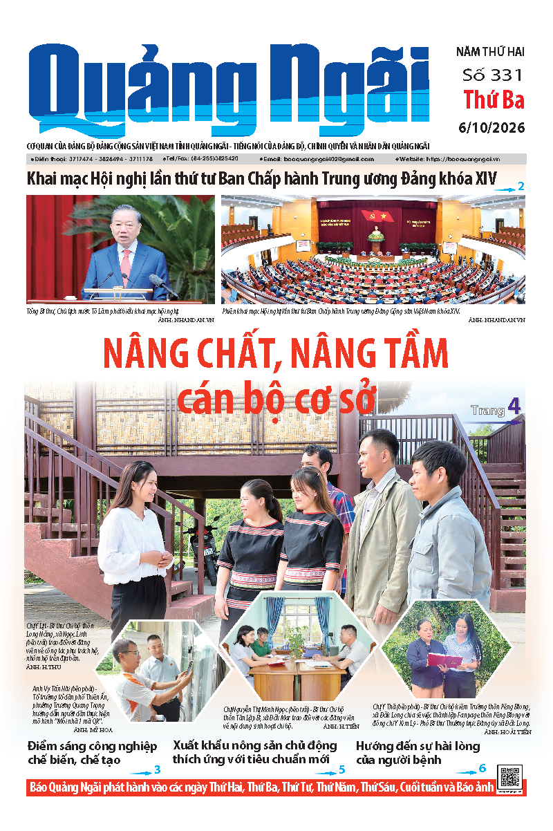 Số b&aacute;o 331 ng&agrave;y 6/10/2026