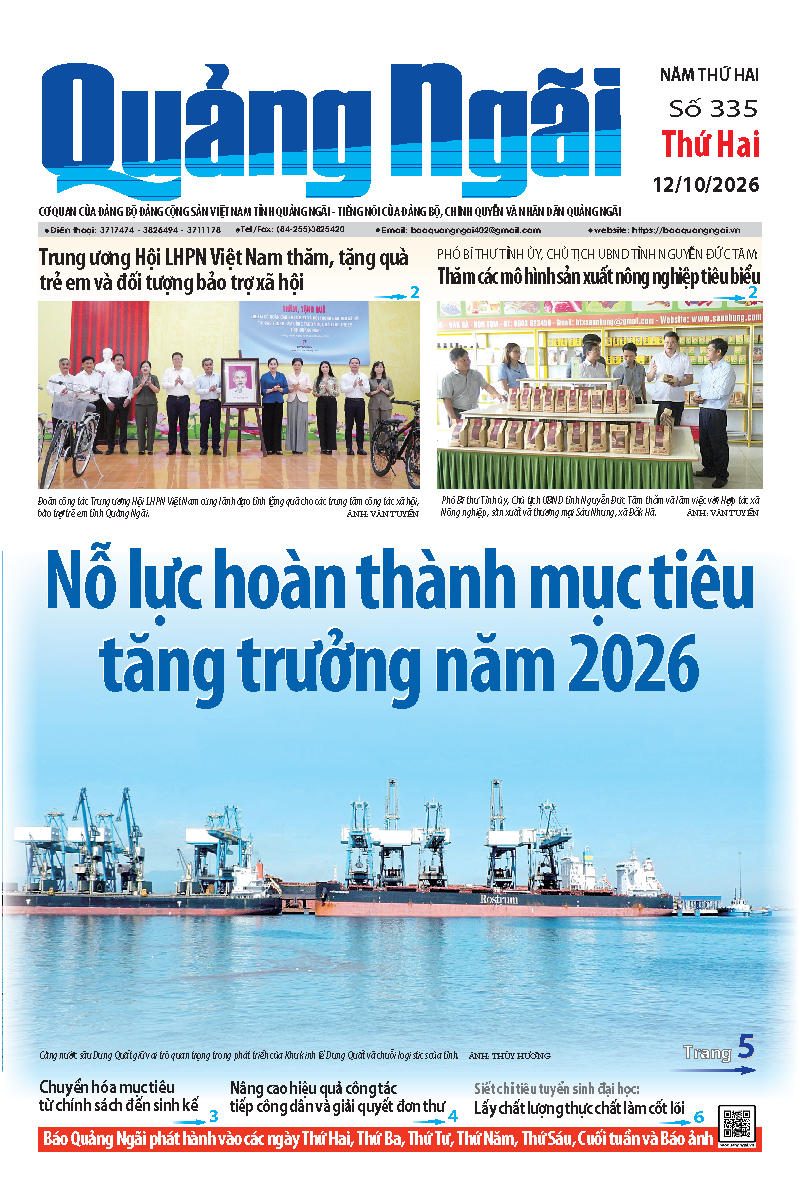 Số b&aacute;o 335 ng&agrave;y 12/10/2026