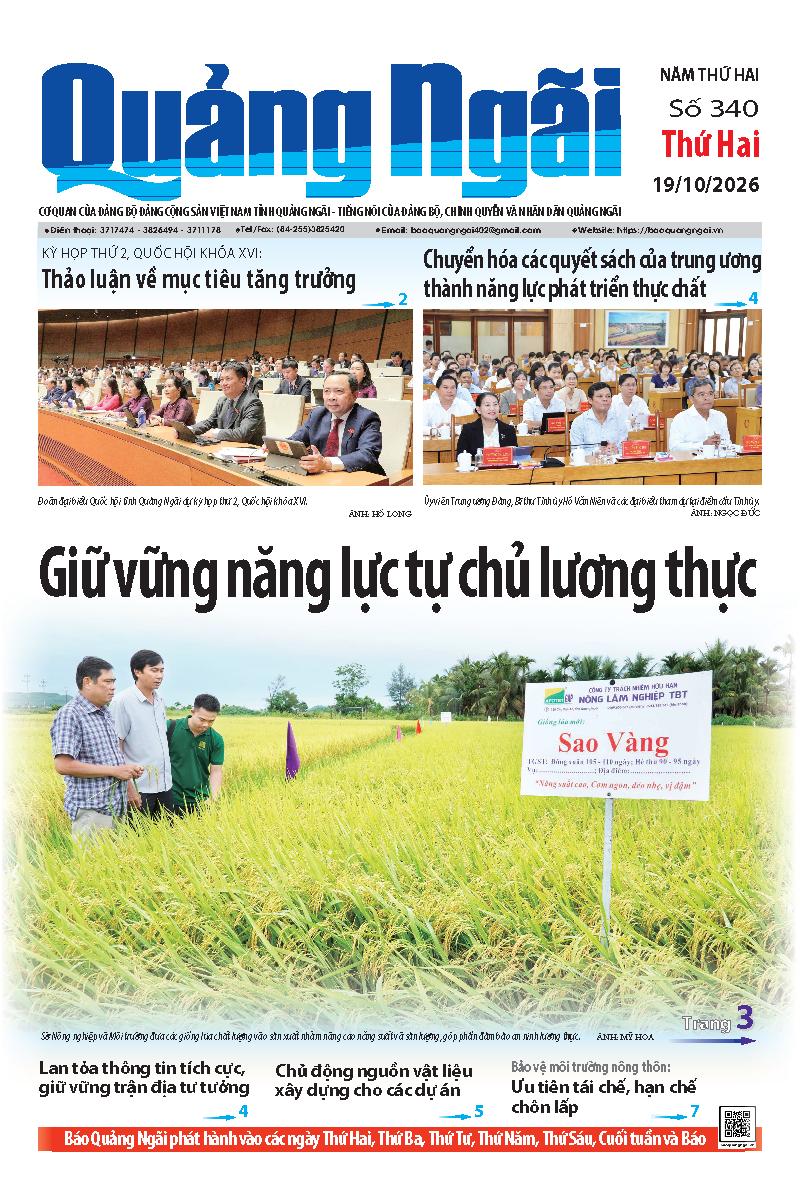 Số b&aacute;o 340 ng&agrave;y 19/10/2026