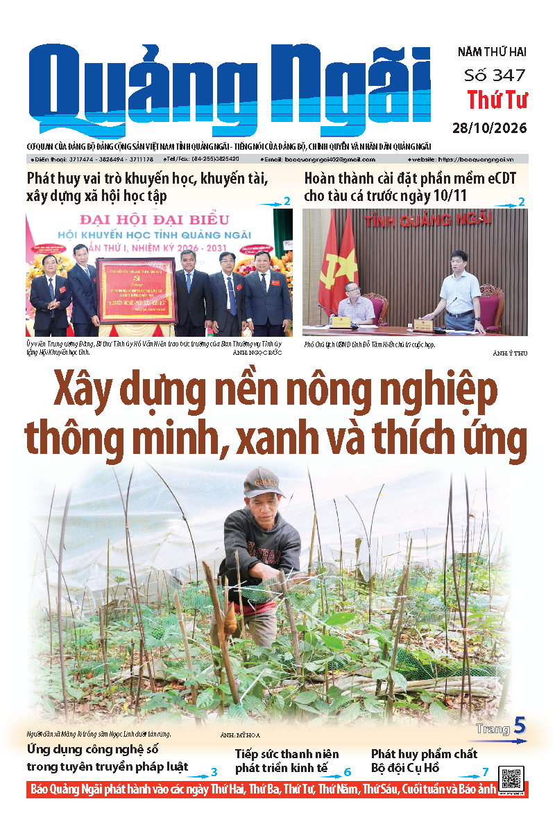 Số báo 347 ngày 28/10/2026
