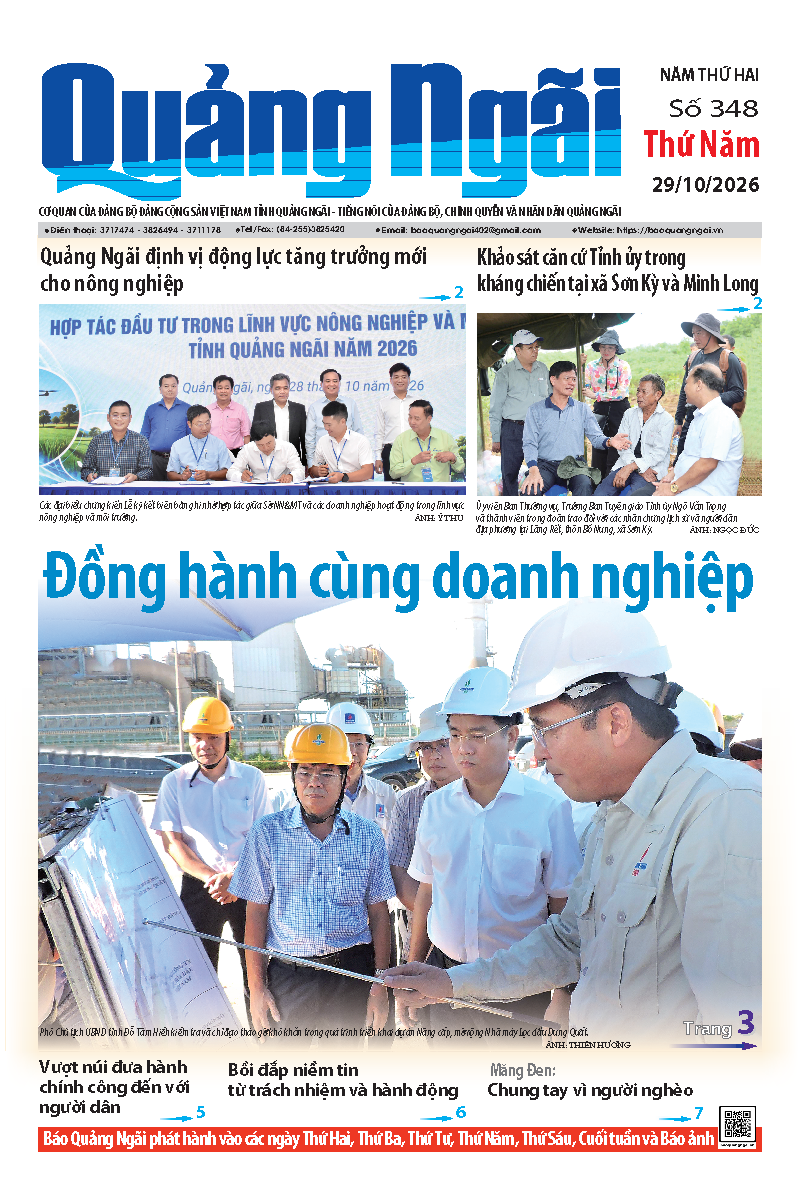 Số b&aacute;o 348 ng&agrave;y 29/10/2026