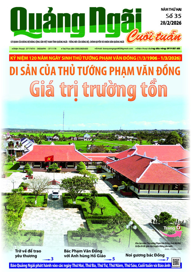 Số b&aacute;o Cuối tuần 35, ra ng&agrave;y 28/2/2026