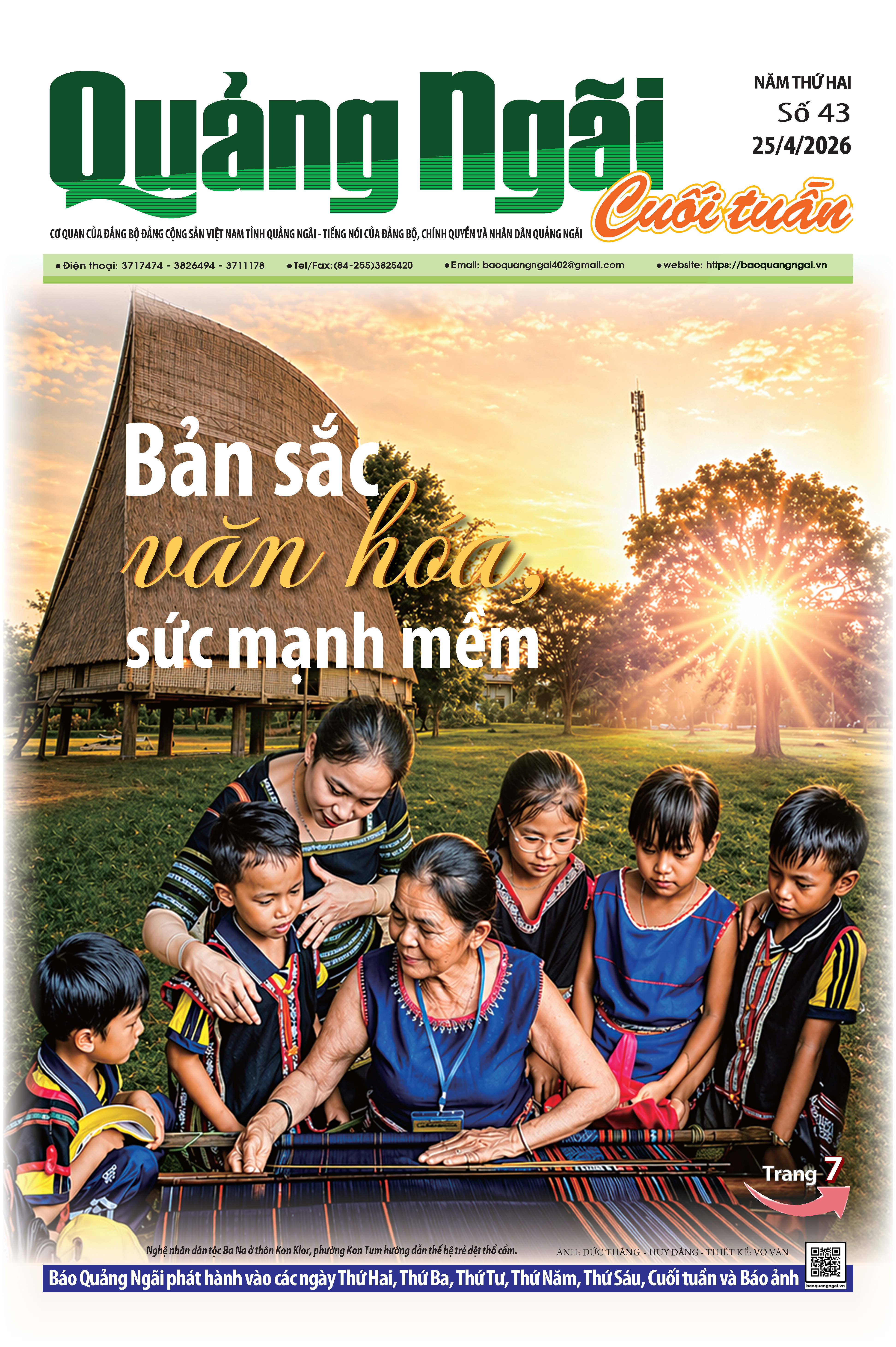 Số cuối tuần 43 ra ng&agrave;y 25/4