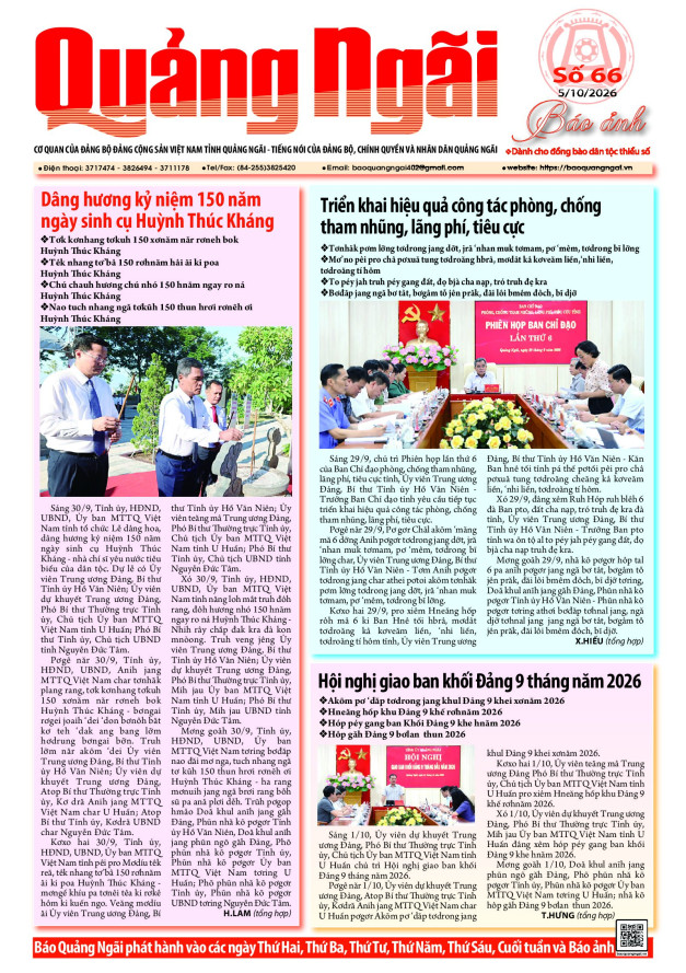 B&aacute;o ảnh số 66 ra ng&agrave;y 5/10/2026