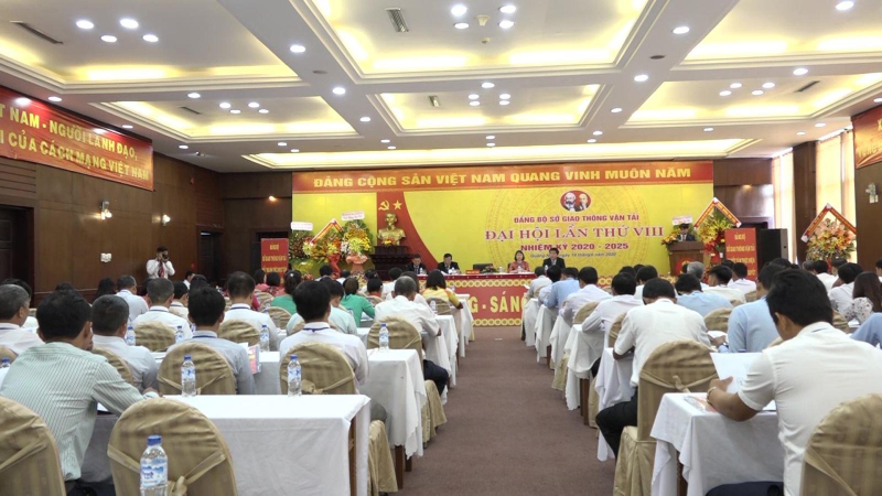 Đại hội đại biểu Đảng bộ Sở Giao th&ocirc;ng vận tải Quảng Ng&atilde;i lần thứ VIII