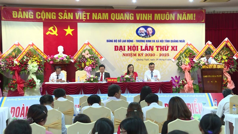 Đại hội Đảng bộ sở LĐ-TB&XH Quảng Ngãi lần thứ XI
