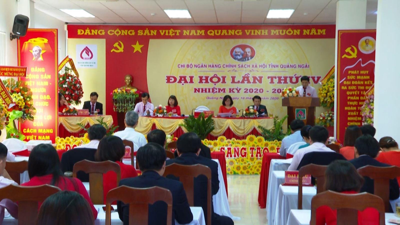Ngân hàng Chính sách xã hội tỉnh Quảng Ngãi tổ chức Đại hội lần thứ IV