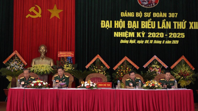 Đại hội đại biểu Đảng bộ Sư đoàn 307 lần thứ XII