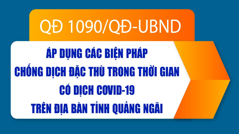 UBND tỉnh Quảng Ngãi ban hành Quyết định 1090/QĐ-UBND