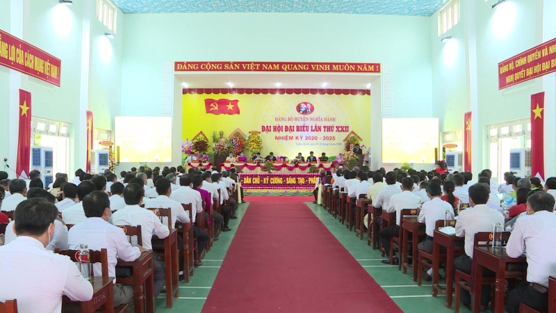 Đại hội đại biểu Đảng bộ huyện Nghĩa Hành lần thứ XXII