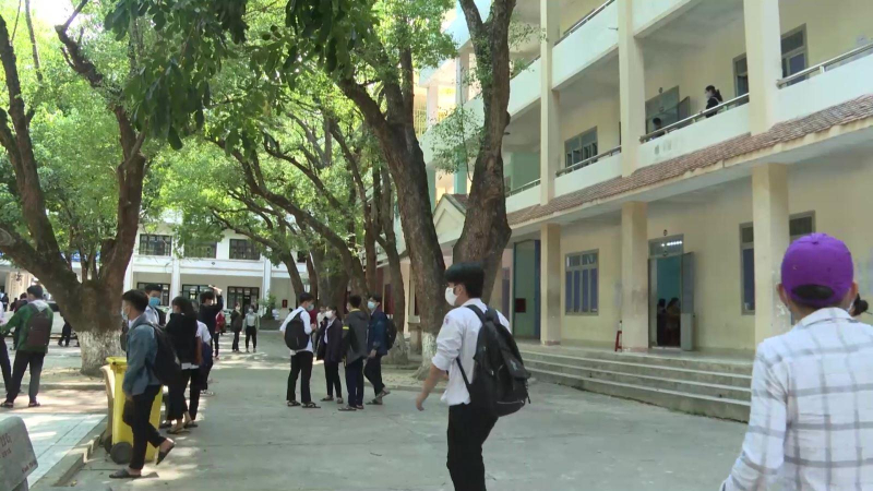 Quảng Ngãi: tỉ lệ học sinh đỗ tốt nghiệp đạt 95,7%