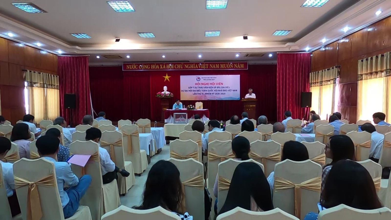 Lấy ý kiến đóng góp vào dự thảo văn kiện Đại hội toàn quốc Hội Nhà báo Việt Nam