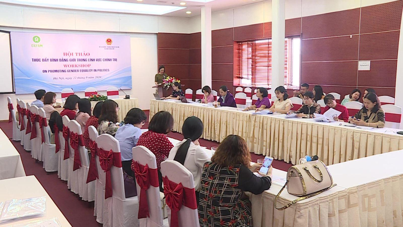 Th&uacute;c đẩy b&igrave;nh đẳng giới trong lĩnh vực ch&iacute;nh trị
