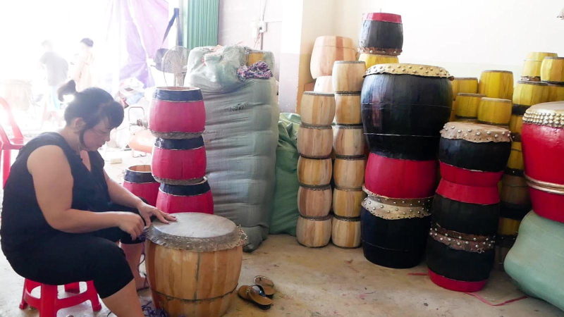 Nghề làm trống cổ truyền
