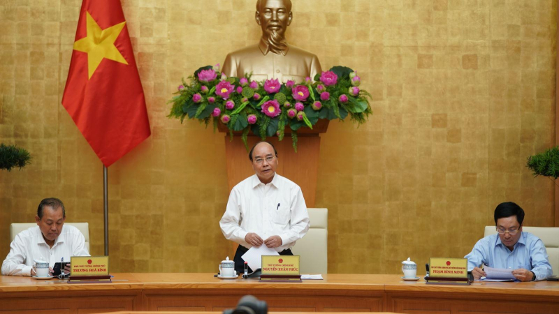 Thông báo Kết luận của Thủ tướng Chính phủ Nguyễn Xuân Phúc tại cuộc họp Thường trực Chính phủ về phòng