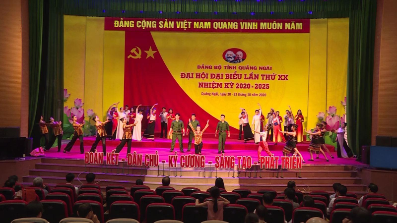 Tổng duyệt Chương trình khai mạc Đại hội đại biểu Đảng bộ tỉnh Quảng Ngãi lần thứ XX