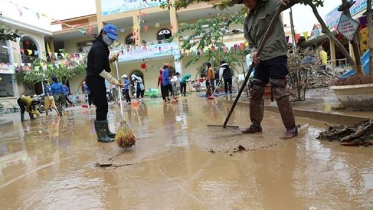 Tăng cường vệ sinh môi trường, xử lý chất thải sau bão, mưa, lũ, lụt gây ra